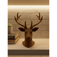 Kahverengi Geyik Biblo 23 cm Dekoratif Şık Tasarım