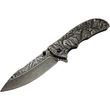 Haps Bugs Cravus Sibirya Geyikli Çakı Eskitme S-2078B 21,5 cm