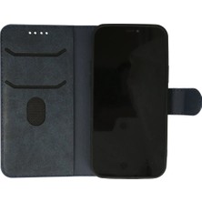 Newface Iphone 12 Kılıf Trend S Plus Kapaklı Kılıf - Lacivert