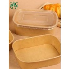 Zorlu Ekolojik Ürünler 750 ml Kase 26 Oz Kraft Karton Dikdörtgen 5 Adet