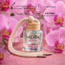 Velvox Orkide Oto Kokusu 8 ml Yağ Bazlı Uzun Süre Kalıcı Askılı Araç Kokusu