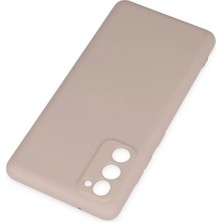 Newface Samsung Galaxy S20 Fe Kılıf Nano Içi Kadife Silikon - Pudra