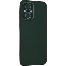 Newface Oppo Reno 7 Lite Kılıf Lansman Glass Kapak - Koyu Yeşil