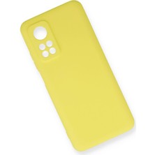Newface Xiaomi Mi 10T Kılıf Nano Içi Kadife Silikon - Sarı