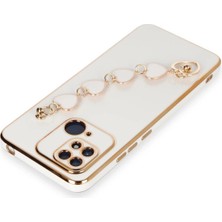 Newface Xiaomi Redmi 10C Kılıf Esila Silikon - Beyaz