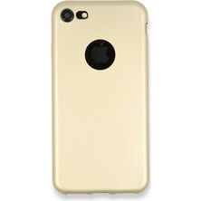Newface Iphone 7 Kılıf First Silikon - Gold