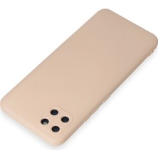 Newface Realme C11 Kılıf Nano Içi Kadife Silikon - Pudra