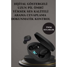 Nabız Ölçer Hediye Bileklikli Akıllı Saat ve Dijital Göstergeli Bluetooth Kulaklık Çoklu Şarj Giriş