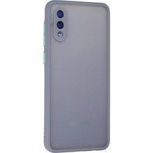 Newface Samsung Galaxy A02 Kılıf Montreal Silikon Kapak - Gri