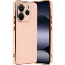 Newface Xiaomi Redmi Note 14 4g Kılıf Volet Silikon - Pembe