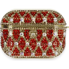 Newface Airpods Pro 2 (2.nesil) Klor Taşlı Kılıf - Desen 1