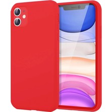 Newface Iphone 11 Kılıf First Silikon - Kırmızı