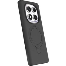 Newface Xiaomi Redmi Note 14 Pro 5g Regal Magsafe Standlı Kapak - Titan Gri