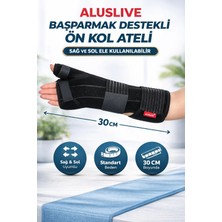 Aluslive Başparmak Destekli Ön Kol Ateli Sağ Sol Kullanılabilir Standart Beden