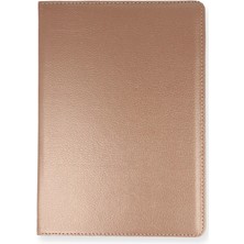 Newface Samsung Galaxy T290 Tab A 8 Kılıf 360 Tablet Deri Kılıf - Rose Gold