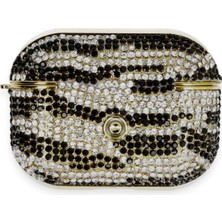 Newface Airpods Pro 2 (2.nesil) Klor Taşlı Kılıf - Desen 5