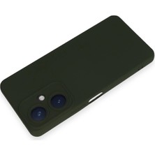 Newface Vivo Y27 Kılıf Nano Içi Kadife Silikon - Koyu Yeşil