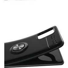 Newface Samsung Galaxy M31S Kılıf Range Yüzüklü Silikon - Kırmızı