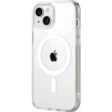 Newface Apple Iphone 14 Combo Sert Şeffaf Magsafe Kapak - Şeffaf