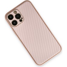 Newface Iphone 13 Pro Max Kılıf Coco Karbon Silikon - Pembe