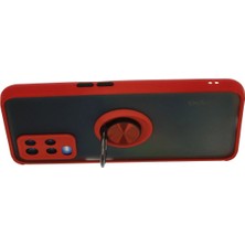 Newface Oppo A54 4g Kılıf Montreal Yüzüklü Silikon Kapak - Kırmızı