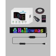 USB Destekli LED Mağaza Tabelası – Renkli Rgb Kayan Yazı Paneli