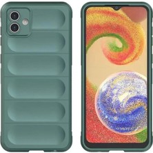 Newface Samsung Galaxy A06 Kılıf Optimum Silikon - Koyu Yeşil