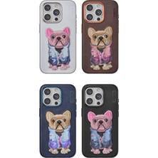 Venco Iphone 15 Pro Cute Desenli Kapak - Siyah