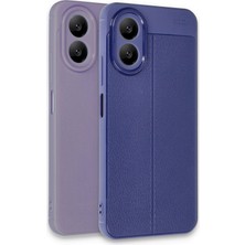 Newface Oppo A38 Kılıf Auto Focus Kapak - Lacivert