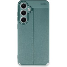 Newface Samsung Galaxy S24 Fe Kılıf Auto Focus Kapak - Koyu Yeşil