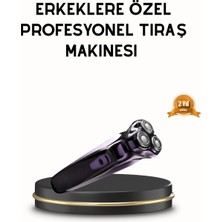 Kompakt Şarjlı Saç Sakal Tıraş Makinesi Kuru Kullanım Özellikli