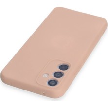 Newface Samsung Galaxy A34 5g Kılıf Nano Içi Kadife Silikon - Pudra