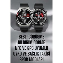 Akıllı Saat Gps ve Nfc Özelliği Sesli Görüşme Dokunmstik Ekran