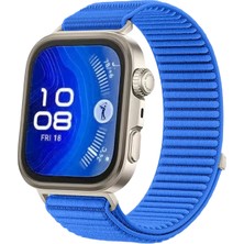 Newface Huawei Fit 4 Braid Kordon - Mavi