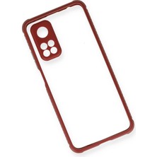 Newface Xiaomi Mi 10T Pro Kılıf Miami Şeffaf Silikon - Fuşya