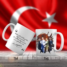 Asilmeydan Modern - Takım Elbiseli Mustafa Kemal Atatürk - Atatürk'ün Sözleri -Kupa Bardak