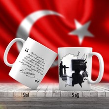Asilmeydan Baş Öğretmen Mustafa Kemal Atatürk - Atatürk'ün Sözleri -Kupa Bardak