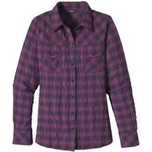 Patagonia Highlands Uzun Kollu Kadın Gömlek