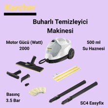 Karcher Sc4 Easyfix Buharlı Temizleyici Makinesi + Kiwi KMX-3608 200 W Mikser Hediye