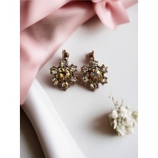 Fayra Accessories Kristal Taşlı Otantik Küpe