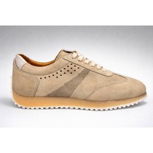 Calvaren Terra Bej Süet Hakiki Deri Termo Taban Sneaker
