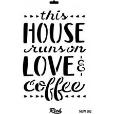 Esranın Dünyası Rich New Seri N362 Stencil 35X25 cm