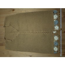 Pina Hediyelik Aksesuar El Örgüsü Tığ Işi Yelek Gelin Yeleği Çeyiz Hediyelik Yelek Örgü Yelek