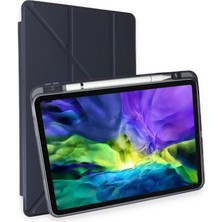 K-Yonlineticaret Ipad Air 4 10.9 Kılıf Kalemlikli Mars Tablet Kılıfı - Lacivert
