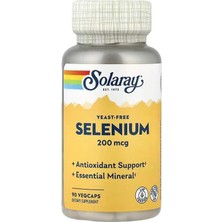 Solaray Selenium Antioxidants 200 Mcg 90 Vegcaps