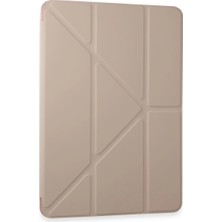 K-Yonlineticaret Huawei Honor Pad X9 11.5 Kılıf Kalemlikli Mars Tablet Kılıfı - Rose Gold