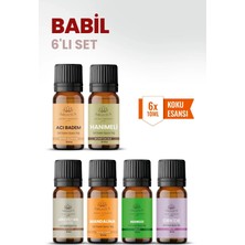 Aroviva Babil 6’lı Oda Kokusu Seti – Buhurdanlık Yağı, Difüzör Esansı ve Esansiyel Uçucu Yağ (10ML x 6)