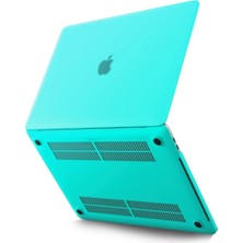 Erdo Ticaret Macbook Pro 13 2021 Macbook Buzlu Kapak - Yeşil