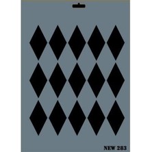 Esranın Dünyası Rich New Seri N283 Stencil 35X25 cm