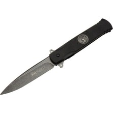 Haps Bugs Cravus Sibirya Geyikli Çakı Siyah S-2197-A 21,5 cm